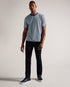 CHETEL-Tops-Bring your look to life with CHETEL. Boasting a bold geometric print and classically comfortable silhouette, this tee will be your partner in style any day of the week. T-shirt Geometric print Short sleeves Crew neck Pure cotton Ty is 6'1" / 1.86m and wears Light Blue in a Ted size 3- Ted Baker Romania